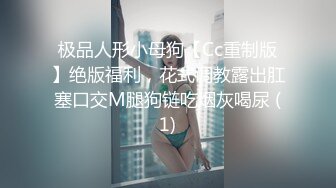 极品人形小母狗【Cc重制版】绝版福利，花式调教露出肛塞口交M腿狗链吃烟灰喝尿 (1)