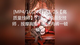 [MP4/1G]2023-11-25【高质量技师】170CM极品女技师，按摩胸推，伸进内裤一顿模穴