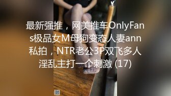 最新强推，网美推车OnlyFans极品女M母狗变态人妻ann私拍，NTR老公3P双飞多人淫乱主打一个刺激 (17)